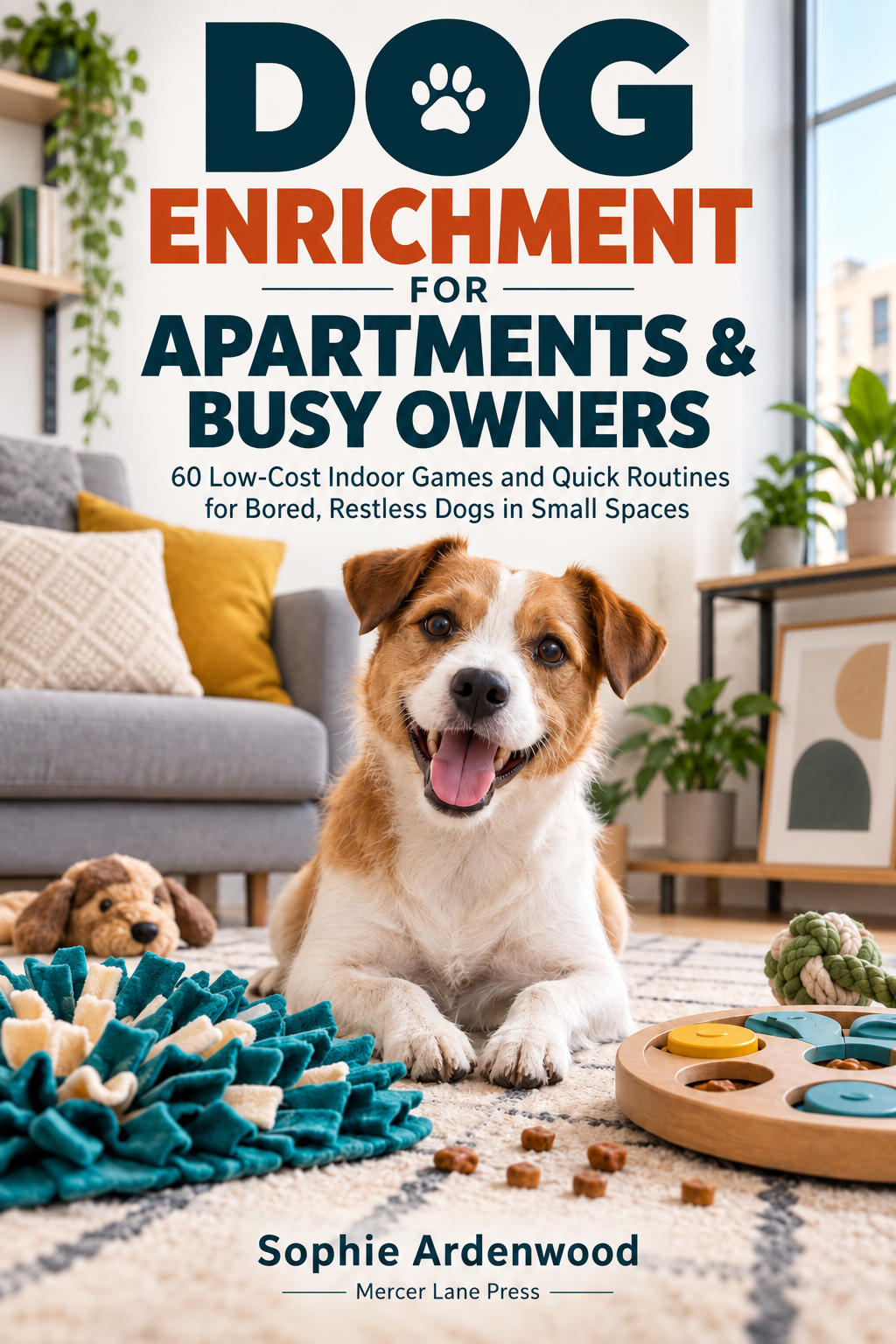 Cover of Dog Enrichment for Apartments & Busy Owners by Sophie Ardenwood