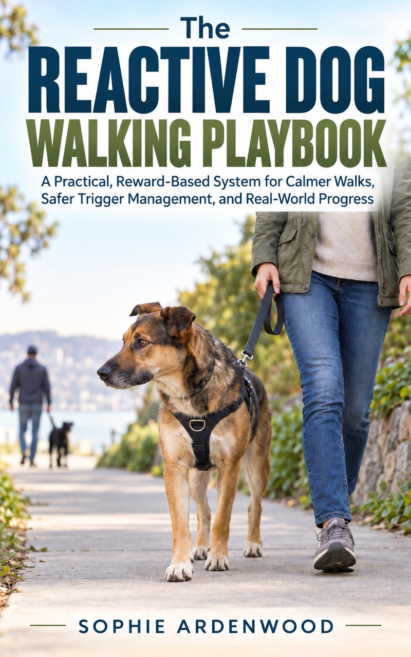 Cover of The Reactive Dog Walking Playbook by Sophie Ardenwood